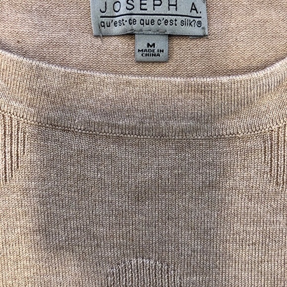Joseph A. Women’s Shirt Size: Medium (M) Color: Tan - Picture 2 of 3